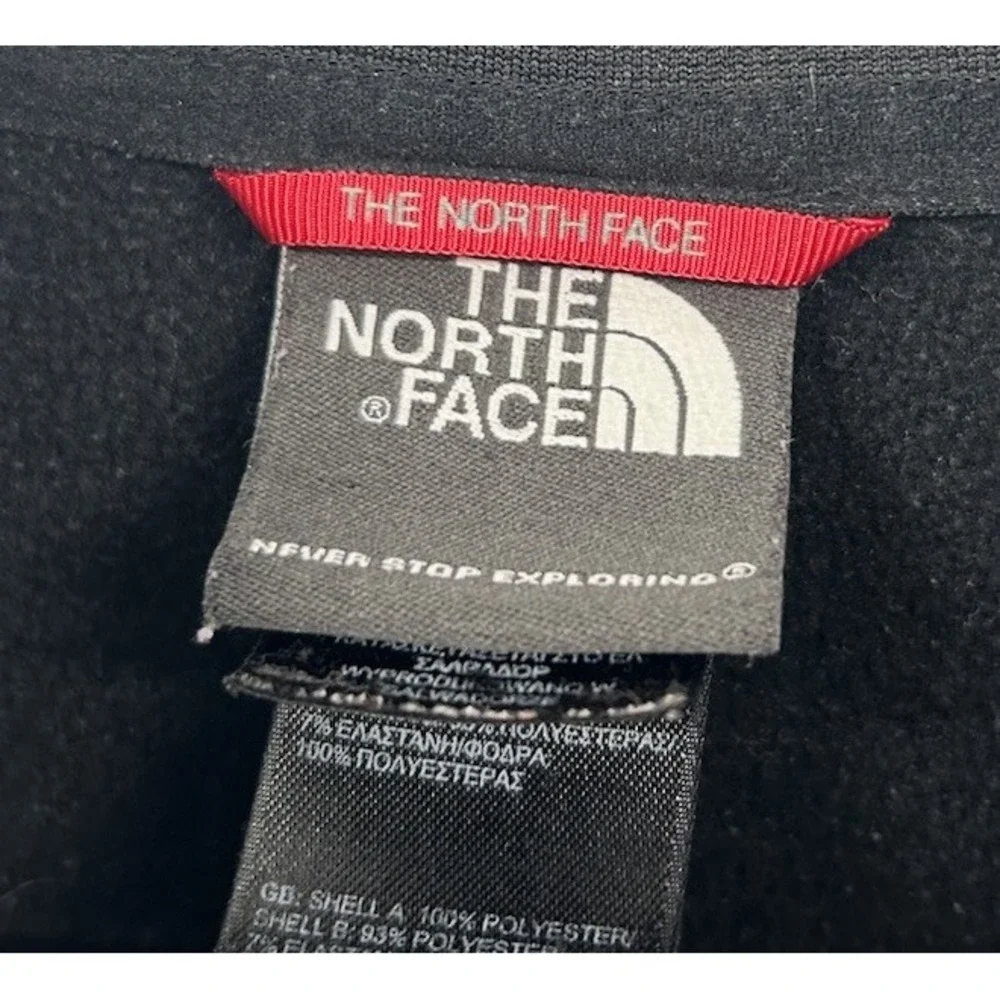 The North Face Quarter Zip Long Sleeve Pullover‎ Jacket Black Men's Size XL